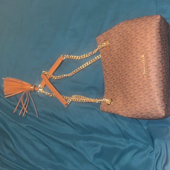 Brown and tan MK purse - Picture 2 of 4